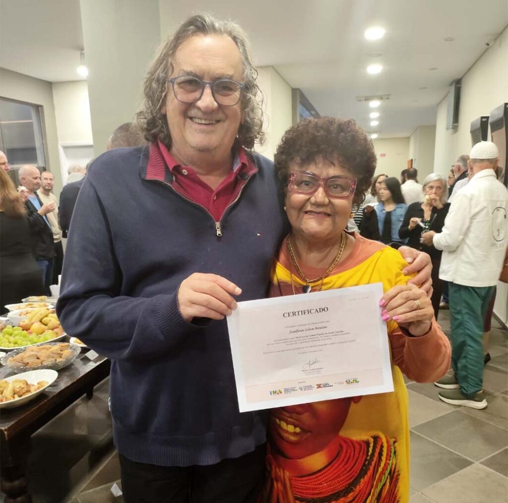 Joaçabense Josefina Boscia é reconhecida como Mestre da Cultura