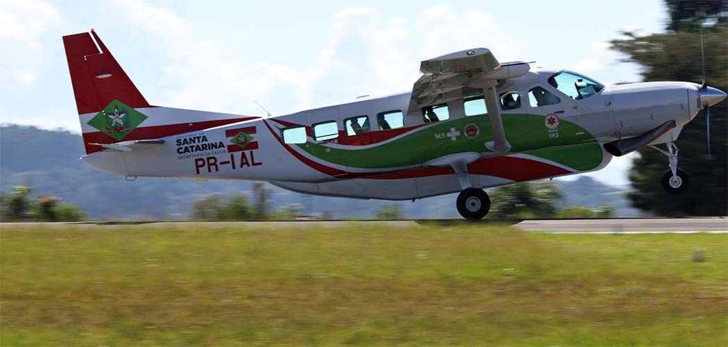 Serviço Aeromédico do SAMU em Joaçaba