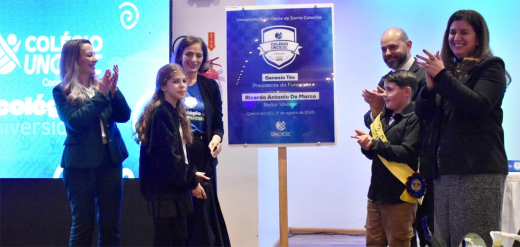 Unoesc expande atuação em Concórdia com a inauguração do Colégio Unoesc