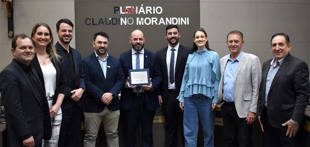 Unoesc homenagem na Câmara de Vereadores de Joaçaba 