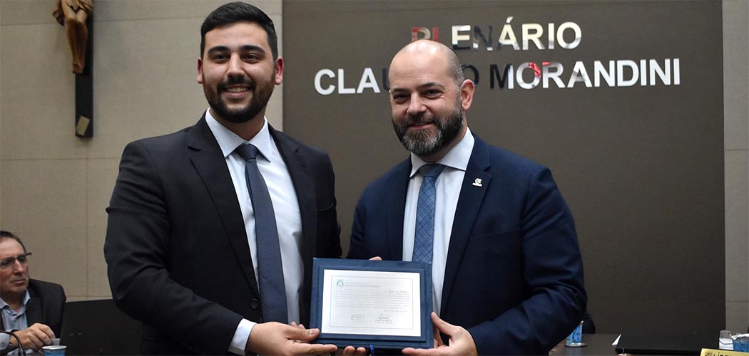 Unoesc homenagem na Câmara de Vereadores de Joaçaba