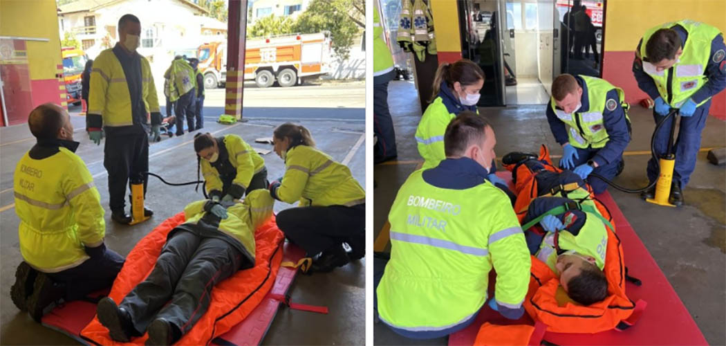 CBMSC promove capacitação em trauma e parto emergencial em Porto União