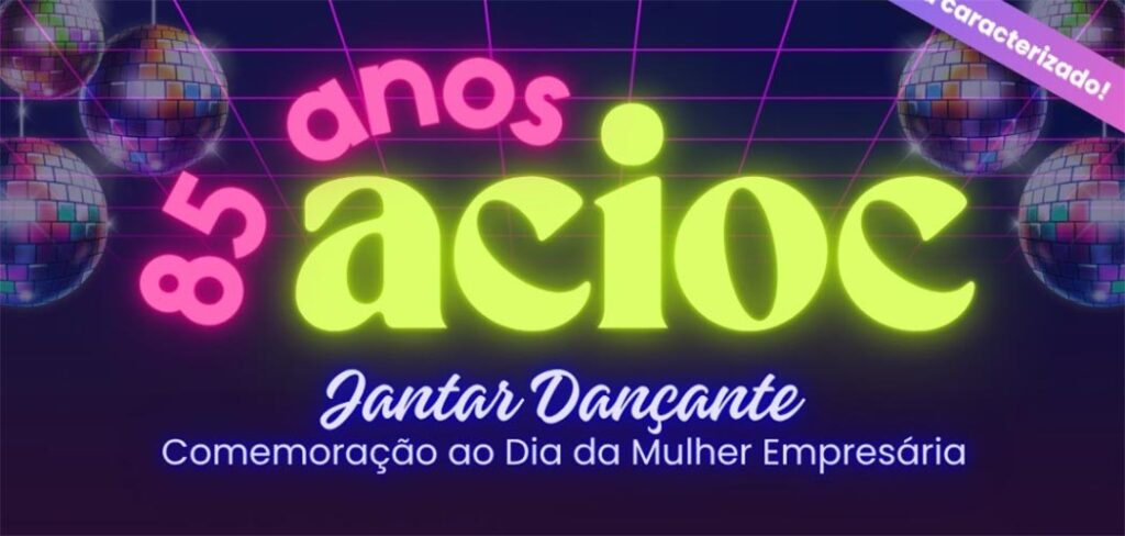 O jantar dançante será realizado no Espaço Lúmen (antigo restaurante da Unoesc – Campus 2, no dia 20 de setembro