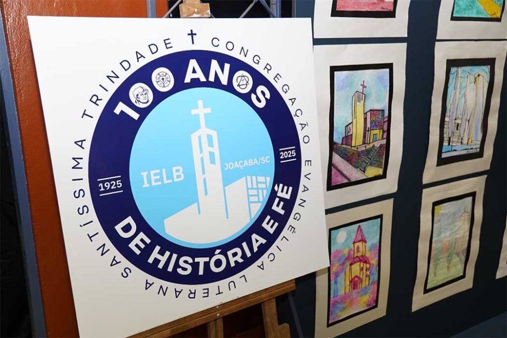 O momento mais aguardado aconteceu no sábado (06) com a celebração dos 100 anos da IELB Joaçaba