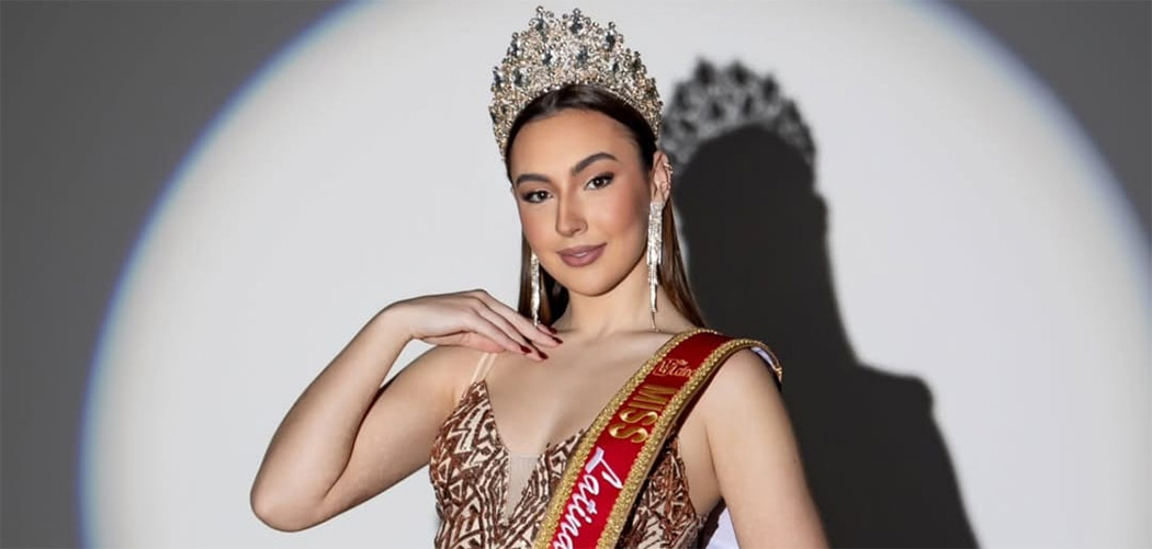 Beatriz Tonin é coroada Miss Latina Santa Catarina 2026