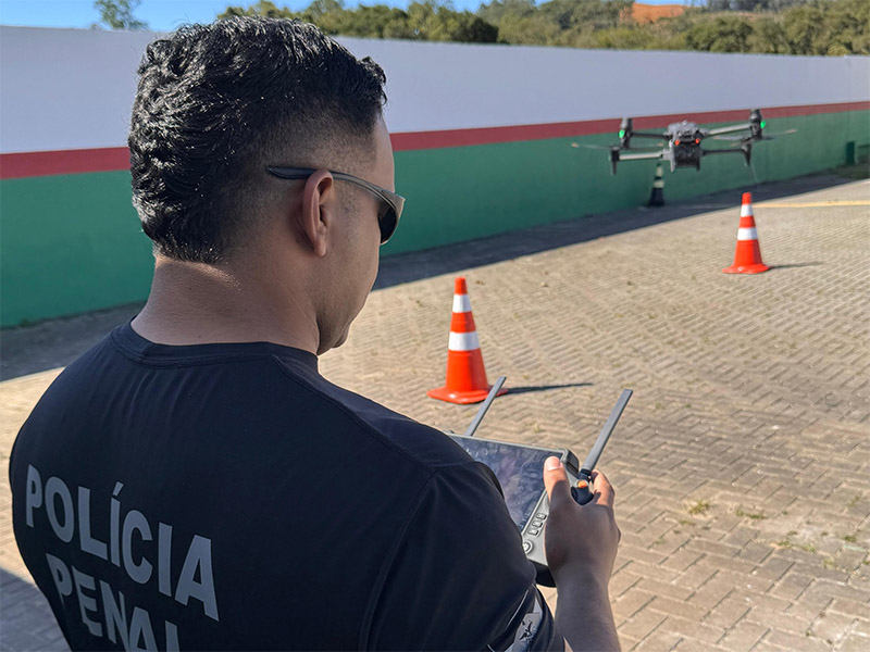 Polícia Penal de SC inicia capacitação para uso de drones nas operações