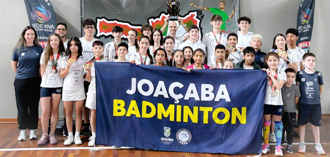 AMOB hexacampeã de Badminton de SC
