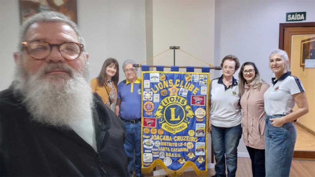 Lions Clube de Joaçaba Cruzeiro participa do Concurso Cartaz da Paz 