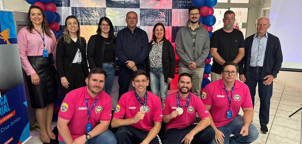 Medalhistas da WorldSkills - SENAI Campos Novos