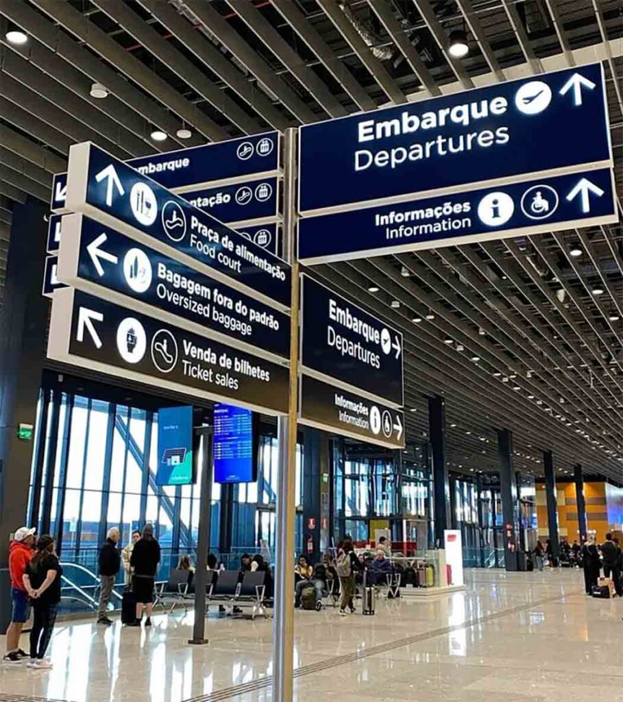 Passageiros internacionais Aeroporto Florionópolis