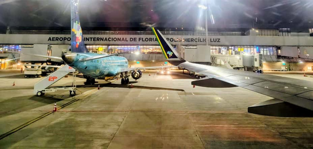 Passageiros internacionais Aeroporto Florianópolis