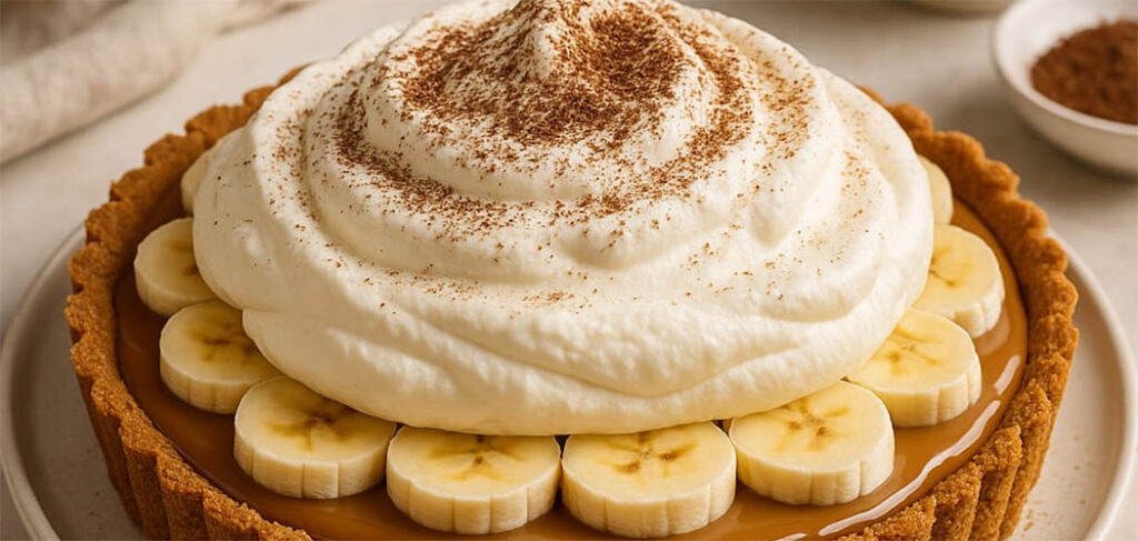 Torta Banoffee com canela