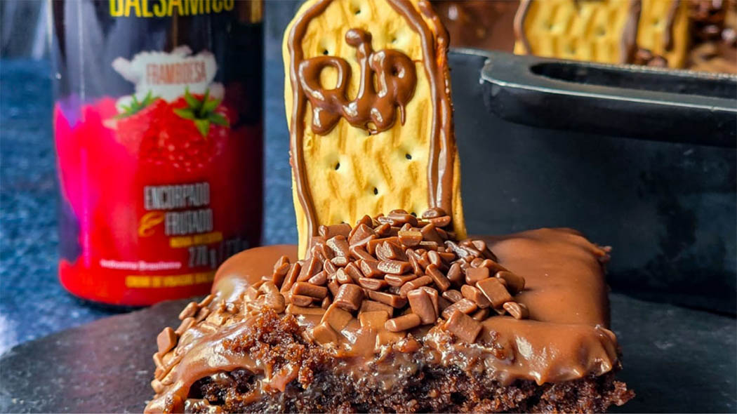 Bolo Cemitério de Chocolate