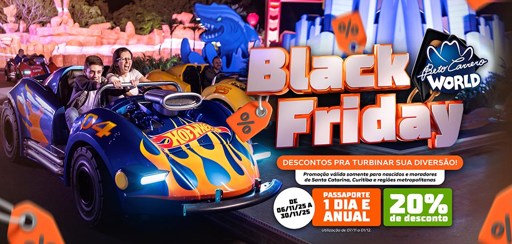 Black Friday no Beto Carrero Word