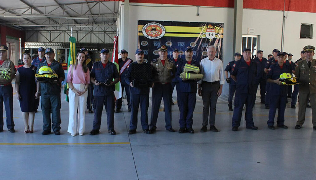 CBMSC nova identidade visual em Joaçaba