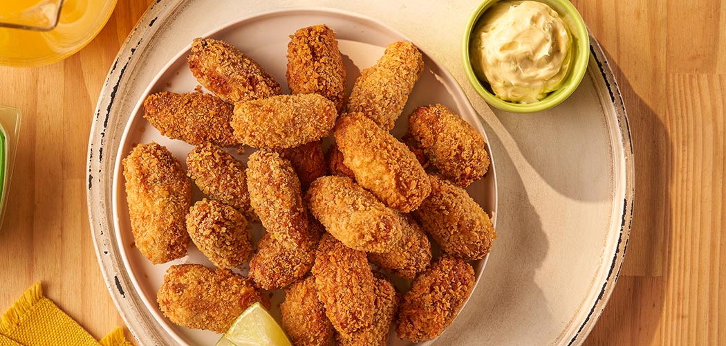 Croquete de Cenoura com limão