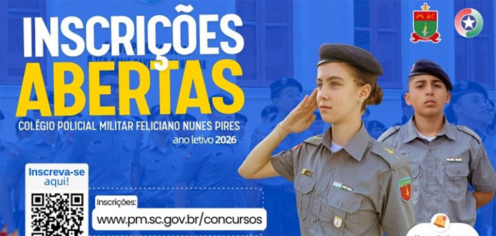 Inscrições abertas colégios Militares em SC 