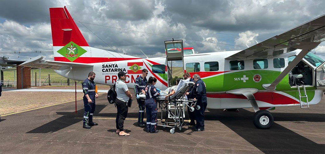 Batalhão de operações aéreas do CBMSC em Joaçaba alcança 300 missões realizadas