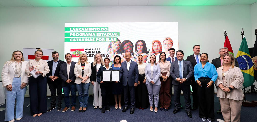 Governo de SC lança Catarinas por Elas para reforçar o combate à violência contra a mulher