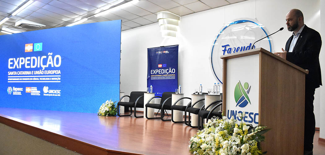 Fapesc promove 3ª Expedição Santa Catarina e União Europeia na Unoesc Joaçaba