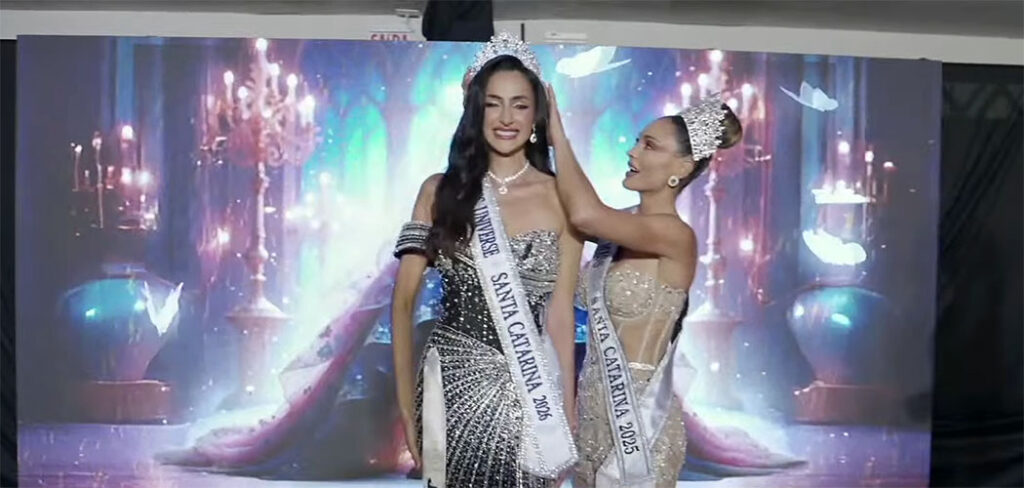 Camilla Souza é coroada Miss Universo Santa Catarina 2026