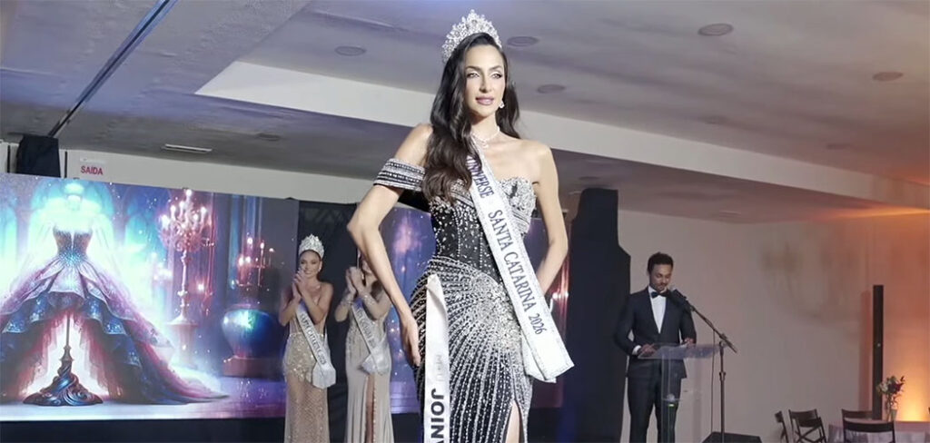 Camilla Souza é coroada Miss Universo Santa Catarina 2026