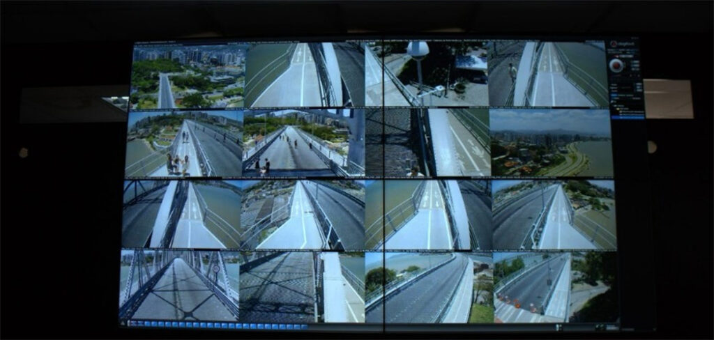 Ponte Hercílio Luz em Florianópolis recebe sistema de câmeras com reconhecimento facial