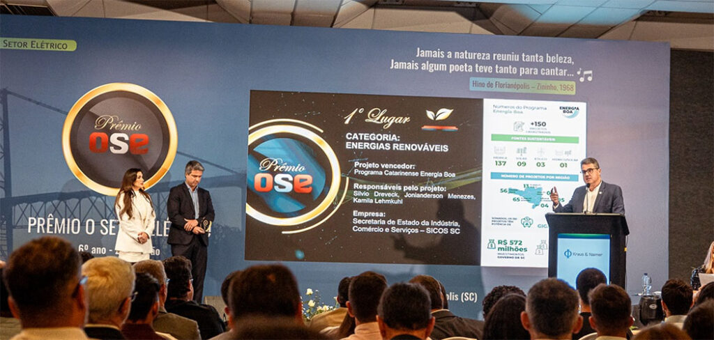 Programa Energia Boa recebe prêmio por eficiência e sustentabilidade