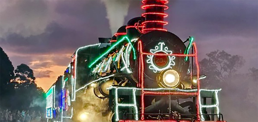 "Rumo ao Natal" volta a iluminar os trilhos da Região Sul