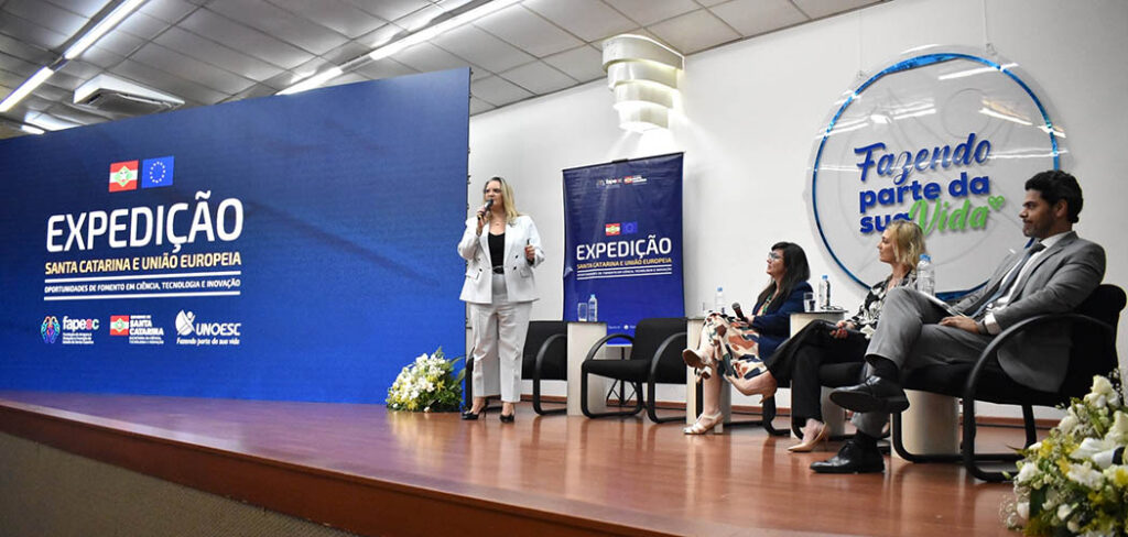 Fapesc promove 3ª Expedição Santa Catarina e União Europeia na Unoesc Joaçaba