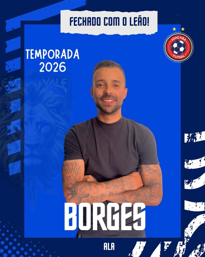 Ala Lucas Borges retorna ao Joaçaba Futsal