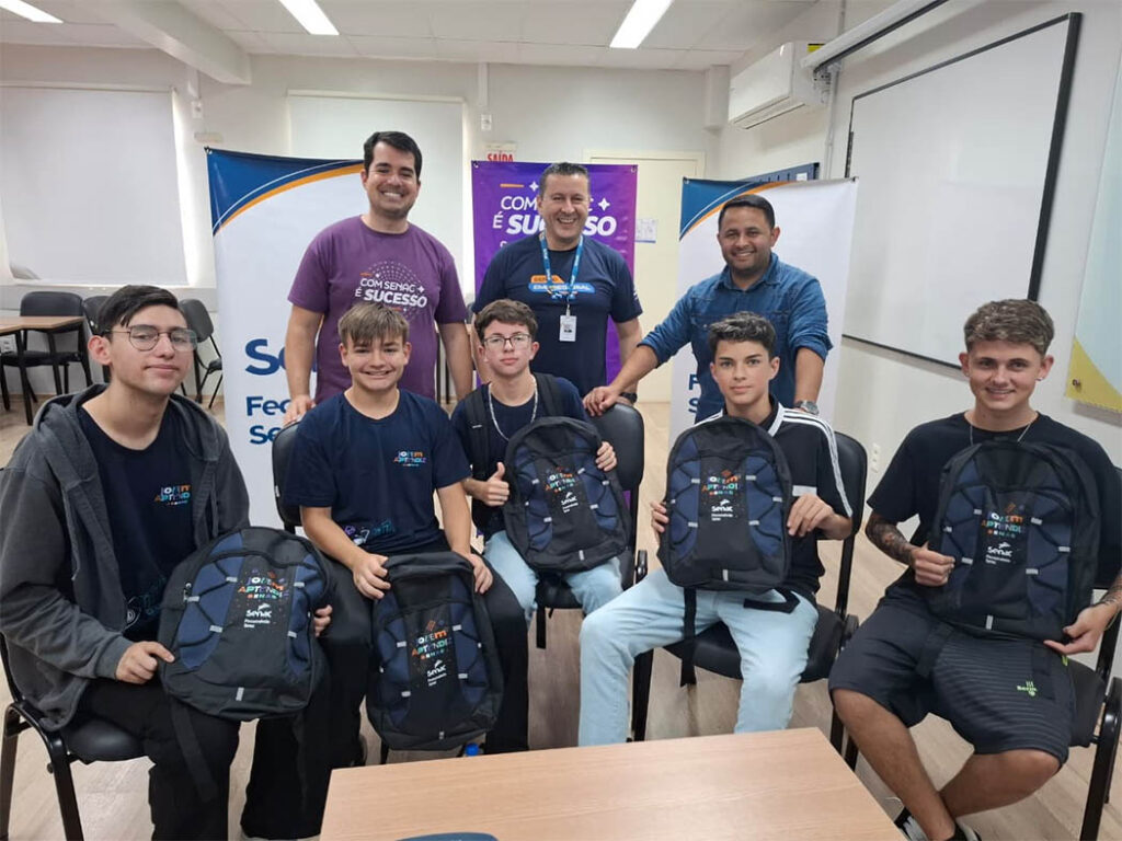 Alunos do Senac em Lages ganham prêmio nacional com solução para Turismo 