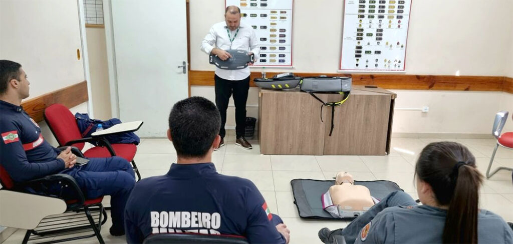 CBMSC em Joaçaba recebe compressor torácico