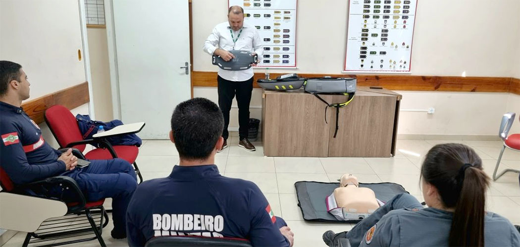 CBMSC em Joaçaba recebe compressor torácico