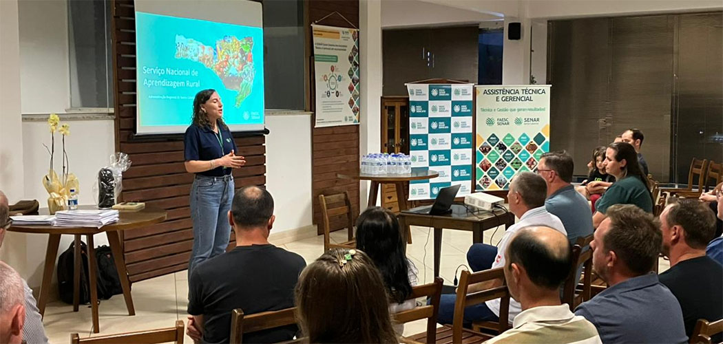 Evento em Pinhalzinho do Programa ATeG Senar