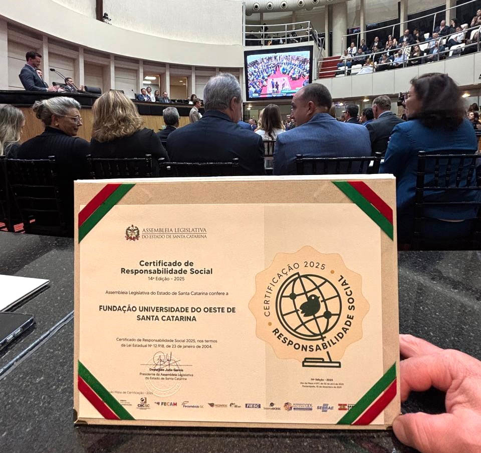 Funoesc recebe Certificado de Responsabilidade Social