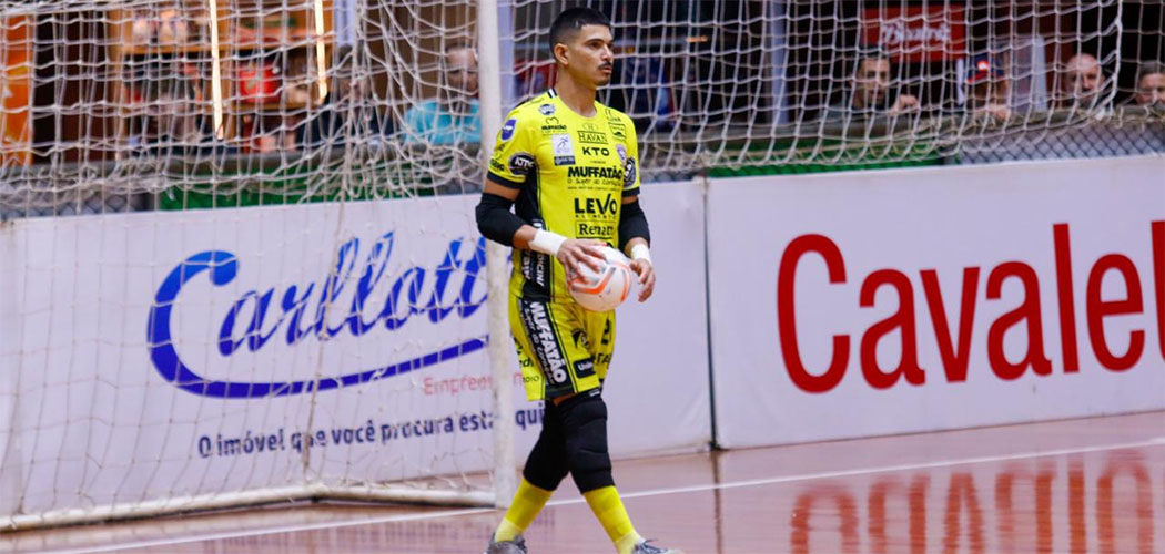 Goleiro Jackson Magalhães está de volta ao Joaçaba Futsal para a temporada 2026