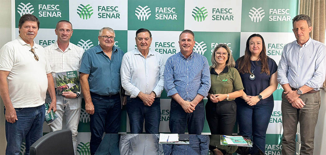 Representantes do Sistema Faesc/Senar, da Unitagri e do Sintagri estiveram reunidos nesta semana em Florianópolis