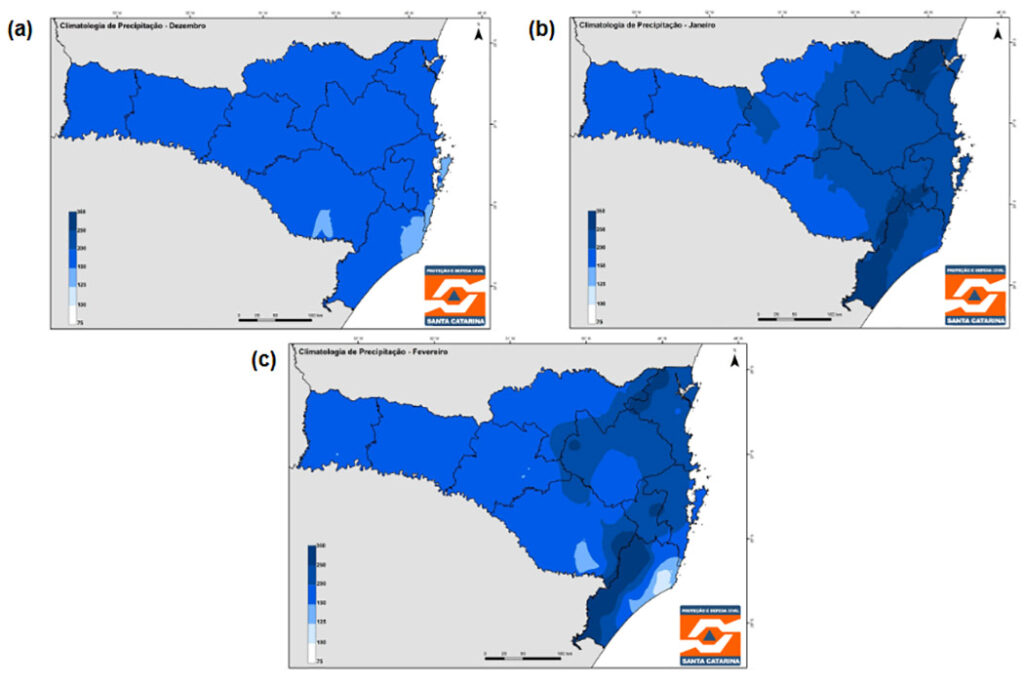 Verão terá temperaturas elevadas e chuvas irregulares em SC 