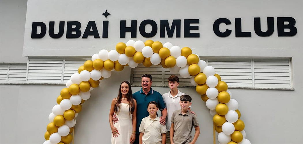 CEOs do Magilux com seus filhos Teodoro, Murilo e Caetano
