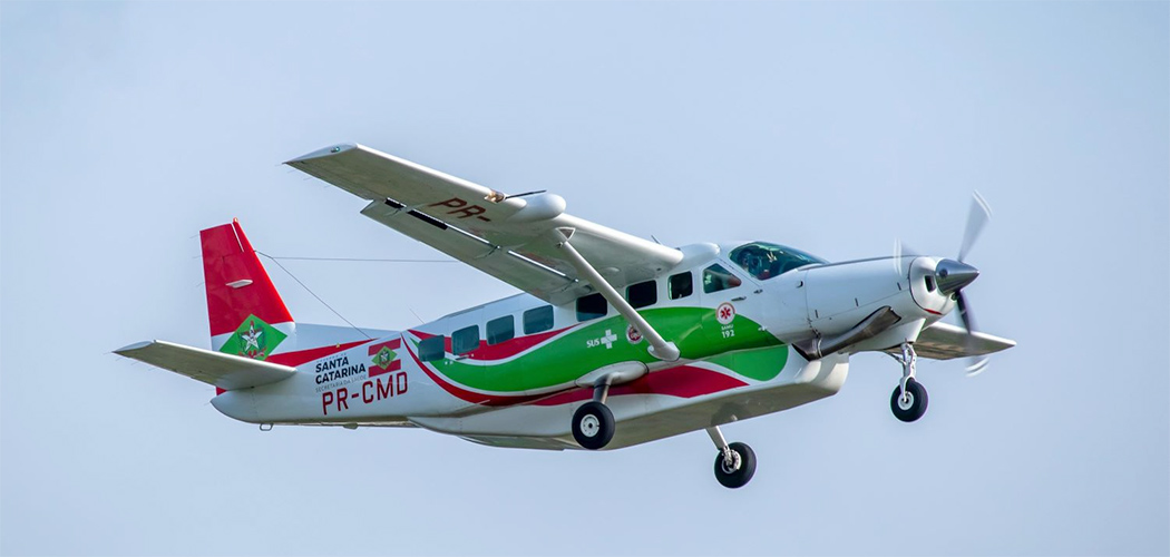 Base aeromédica em Joaçaba