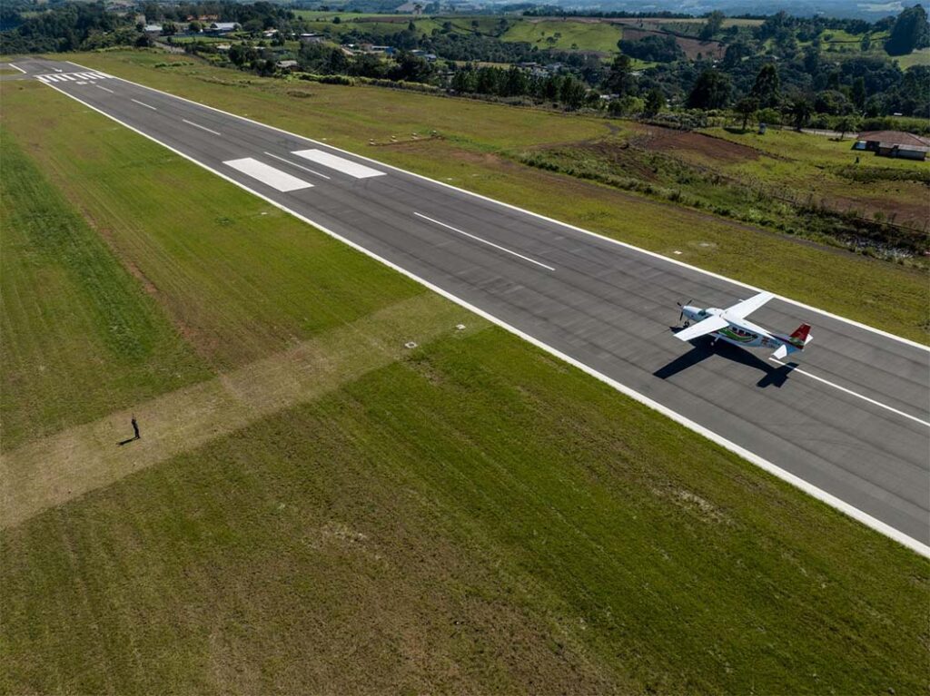 Base aeromédica em Joaçaba 