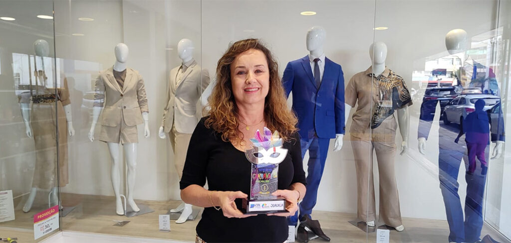 Loja Bortulizzi vitrine carnaval