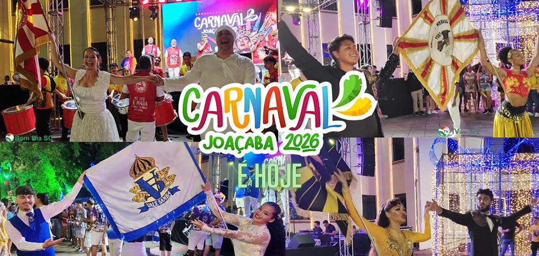 É HOJE! Joaçaba abre oficialmente o Carnaval 2026