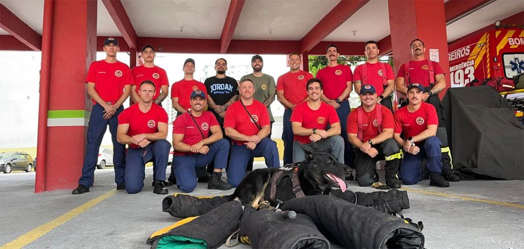 CBMSC realiza instrução prática sobre captura e manejo seguro de cães