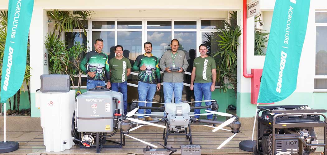 Copercampos inicia testes com drone agrícola no Campo Demonstrativo