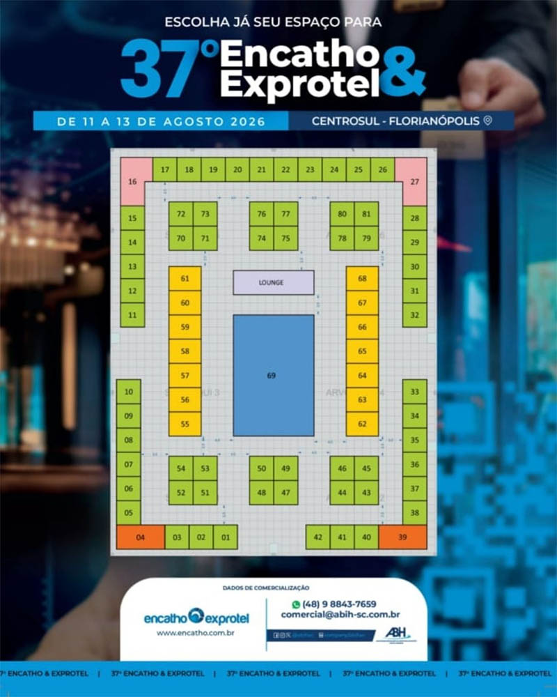 Encatho & Exprotel chega à 37ª edição consolidado como o maior encontro da hotelaria do Sul do Brasil