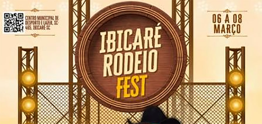 Ibicaré Rodeio Fest 2026 promete três dias de tradição, adrenalina e grandes shows no Meio-Oeste Catarinense