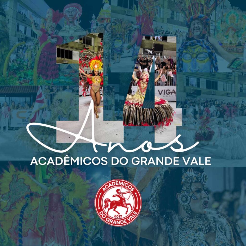 Acadêmicos do Grande Vale completa 14 anos de história/ Foto: Maythe Novak - Bom Dia SC