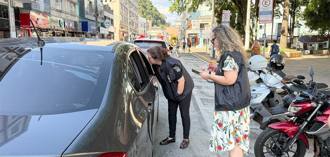 Joaçaba fiscalização de motoristas de aplicativo -